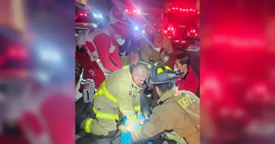 Incendio en casa habitacin deja a mujer de la tercera edad lesionada en Tijuana