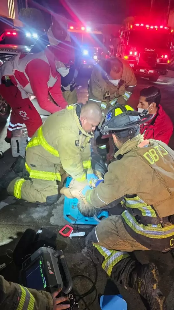 Incendio en casa habitacin deja a mujer de la tercera edad lesionada en Tijuana