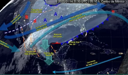 Pronstico meteorolgico de este 14 de enero