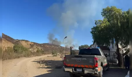 Realiza Proteccin Civil alertamiento preventivo ante incendio en la zona de El