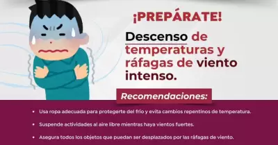 Alcaldesa Roco Adame exhorta a tomar precauciones ante vientos de Santa Ana y b