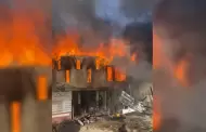 VIDEO.- Incendio consume una vivienda y afecta otra en la colonia Arenales