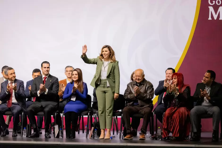 Participa gobernadora Marina del Pilar en el primer Encuentro Nacional Municipal convocado por la presidenta Claudia Sheinbaum