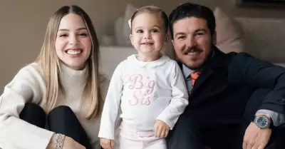 Mariana Rodrguez, su hija Mariel y Samuel Garca