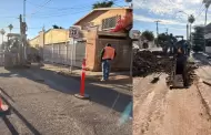 Reposicin de lnea sanitaria en Los Pinos: CESPM moderniza infraestructura