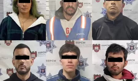 Seis fugitivos de la ley fueron capturados por agentes municipales