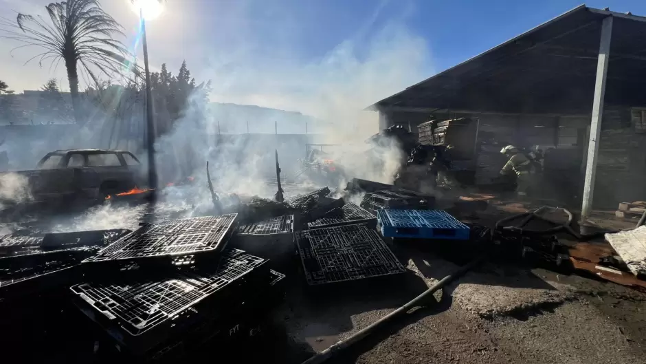 Incendio en Maclovio Rojas