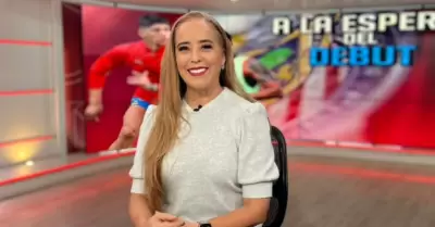 Karina Herrera, comentarista deportiva