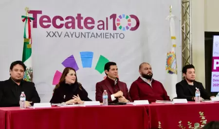 Presenta Romn Cota su Plan Municipal de Desarrollo 2025-2027 para un Tecate al