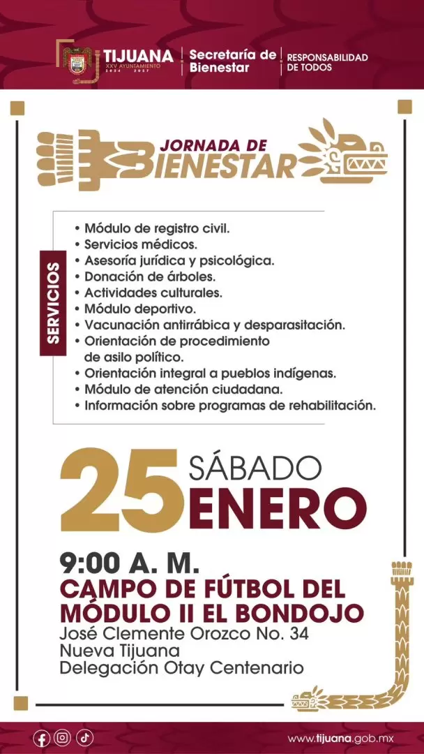 Jornada de bienestar a Otay Centenario