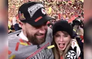 Taylor Swift y Travis Kelce festejan pase de Chiefs al Super Bowl LIX