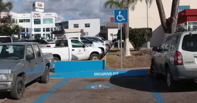 Tarjetn azul para estacionamiento