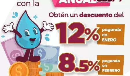 Descuento en el servicio de agua