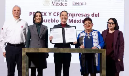 Sheinbaum firma leyes que revierten reforma energtica de 2013