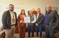 Entrega alcaldesa Claudia Agatn propuesta del Atlas de Riesgo a Cenapred