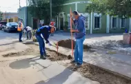 Inicia programa de bacheo en Zona Centro