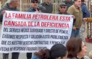 Trabajadores jubilados de Pemex Rosarito exigen servicios mdicos