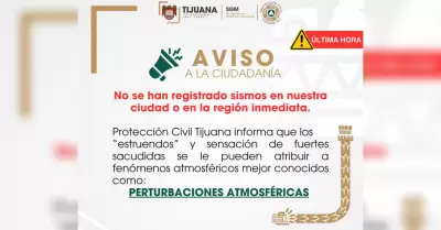 Proteccin Civil descarta sismo en Tijuana