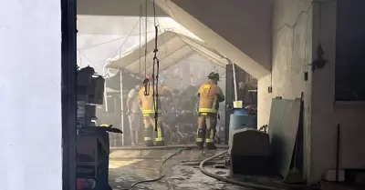 Adulto mayor fallece en incendio en Lomas del Pacfico