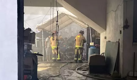 Adulto mayor fallece en incendio en Lomas del Pacfico