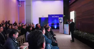 Banco Monex organiz conferencia sobre economa bilateral Mxico-EE.UU. y Trump.