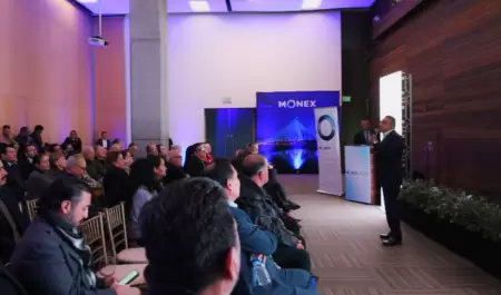 Banco Monex organiz conferencia sobre economa bilateral Mxico-EE.UU. y Trump.