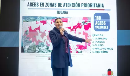 Presenta gobernadora Marina del Pilar programa de obras en zonas prioritarias de