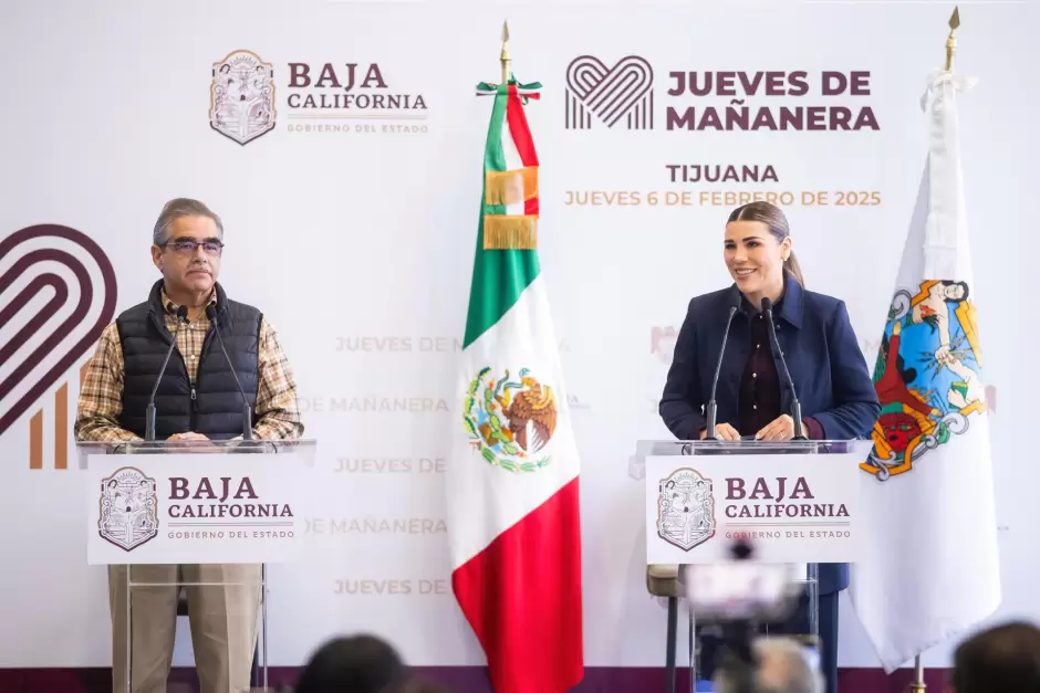 Presenta gobernadora Marina del Pilar programa de obras en zonas prioritarias de Baja California