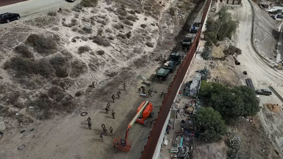 Operativos de seguridad en la frontera