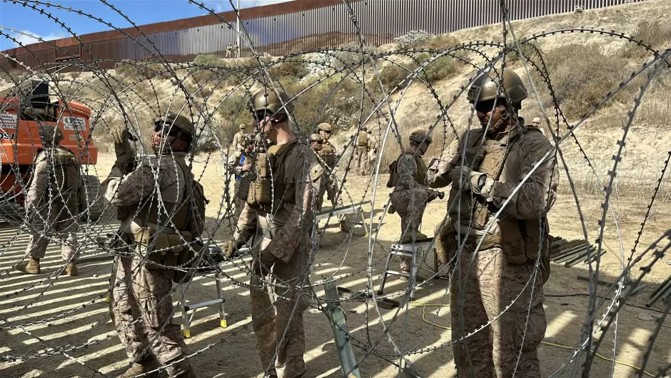 Operativos de seguridad en la frontera