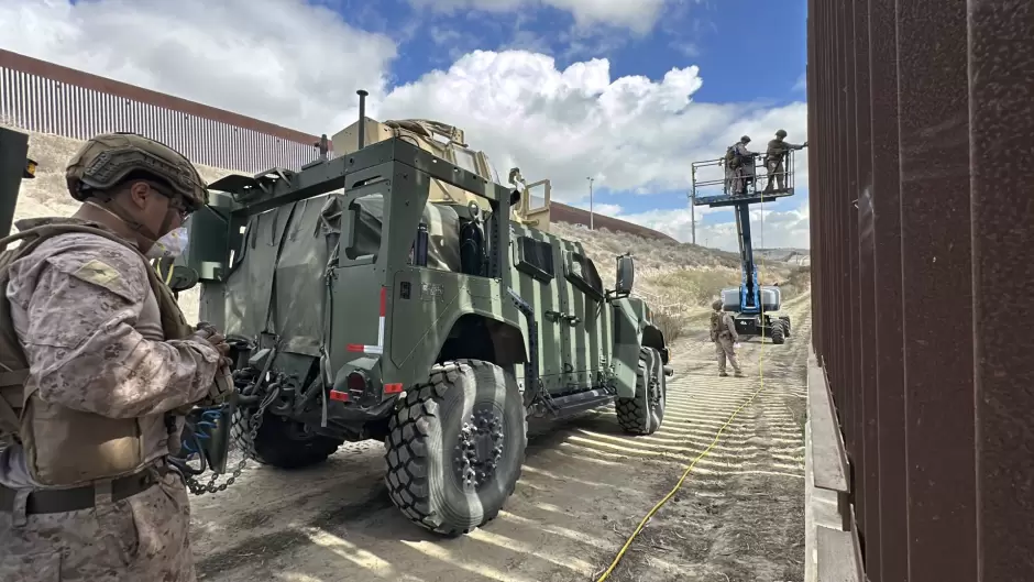 Operativos de seguridad en la frontera