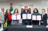 Signa presidente municipal Ismael Burgueo convenio de colaboracin con la Universidad Pedaggica Nacional Tijuana