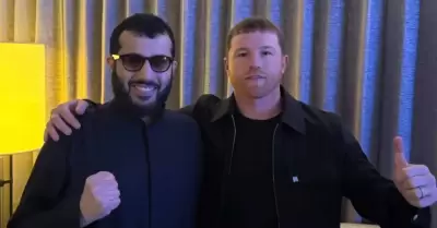 Turki Alalshick y "Canelo" lvarez