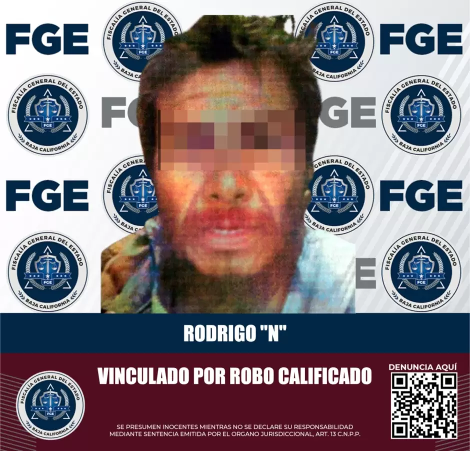 Vinculado a proceso por robo calificado