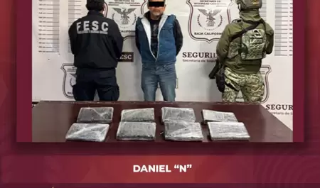 Detenido con fentanilo en Tijuana