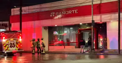 Hombre en situacin de calle provoca incendio en banco