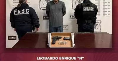 Fuerza Estatal detiene a hombre armado