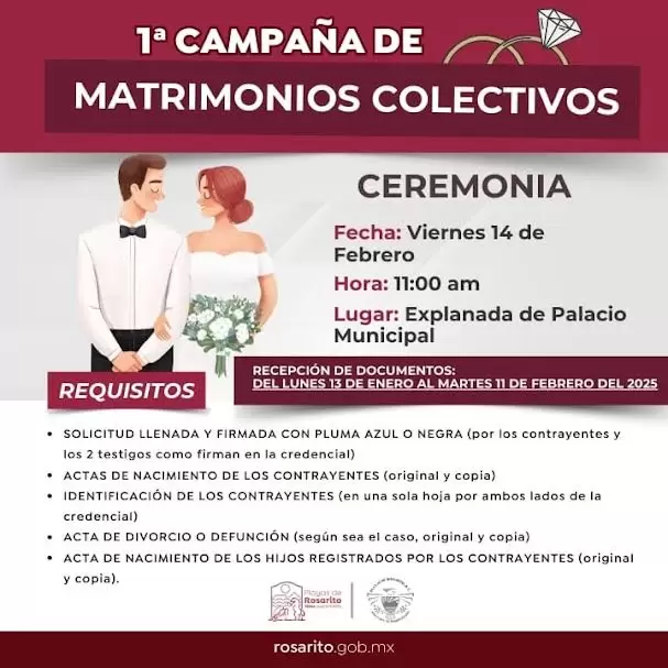 Presidenta Rocio Adame invita a las parejas a formalizar su unin este 14 de febrero en la ceremonia matrimonios colectivos 2025