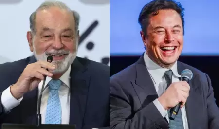 Elon Musk y Carlos Slim