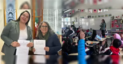 Firma IMMUJER convenio con primaria Padre Kino para fortalecer atencin integral