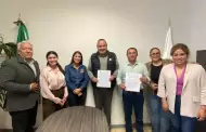 Firman convenio CEDHBC y Ayuntamiento de San Felipe