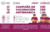 Invita Gobierno de Tecate a campaa de vacunacin antirrbica en San Pablo