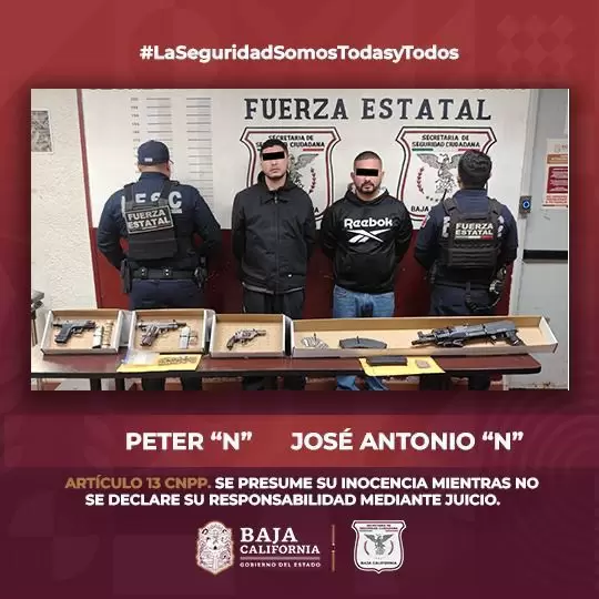 Tras denuncia annima, detienen a dos presuntos delincuentes