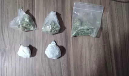 Detenidos en posesin de droga