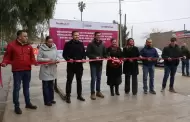 Inauguran Romn Cota obra de rehabilitacin en avenida Jurez