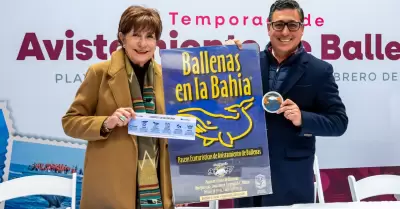 Turismo invita a disfrutar del avistamiento responsable de ballena gris en Ensen