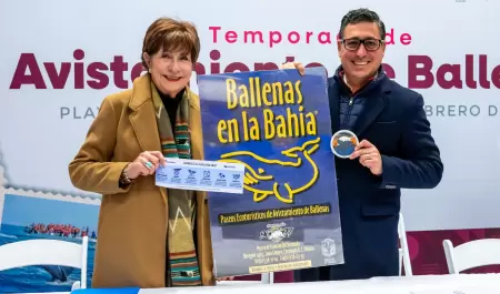 Turismo invita a disfrutar del avistamiento responsable de ballena gris en Ensen