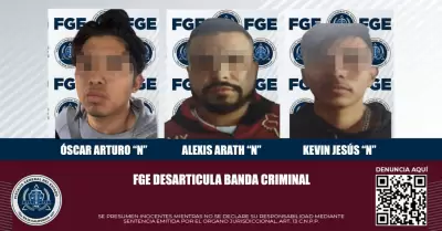 Banda criminal dedicada a secuestro express