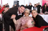 Festeja Ismael Burgueo Da del Amor y la Amistad con abuelitos de Tijuana