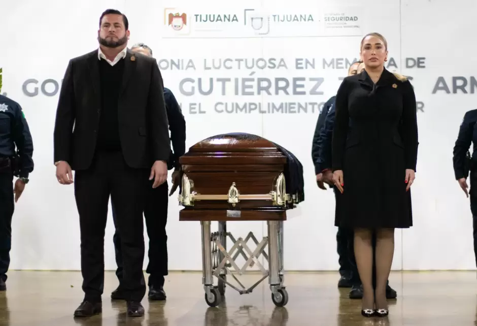 Honras fnebres del oficial Jess Armando Gonzlez